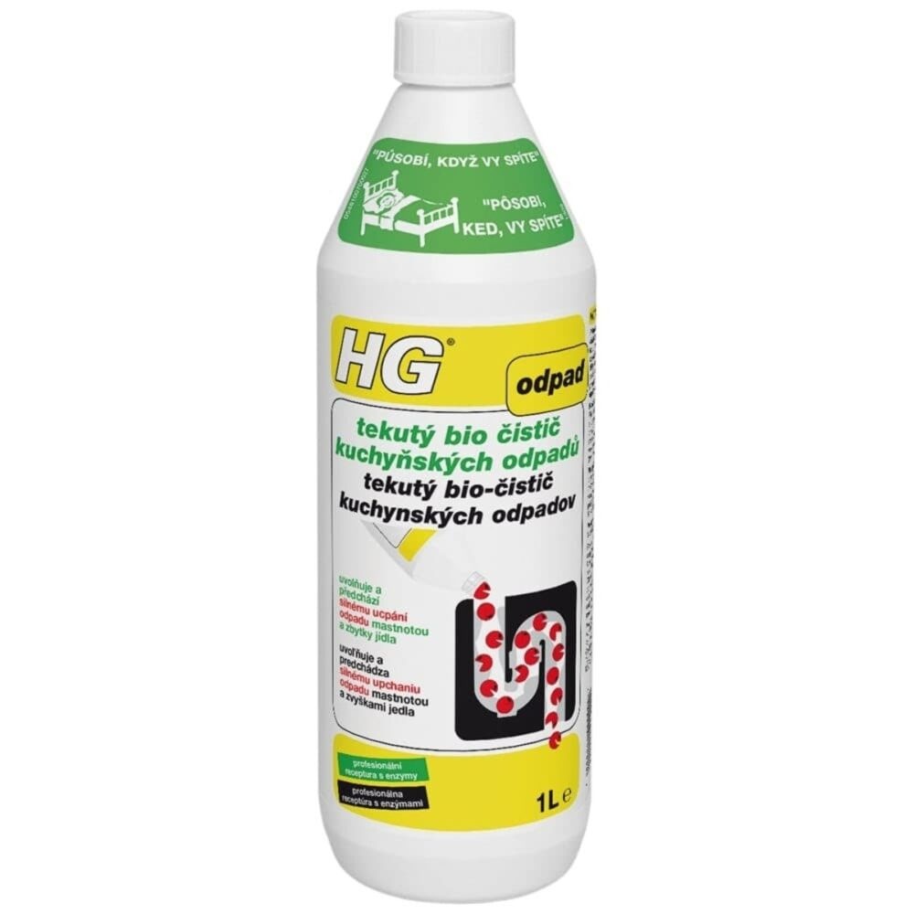 HG tekutý bio čistič kuchyňských