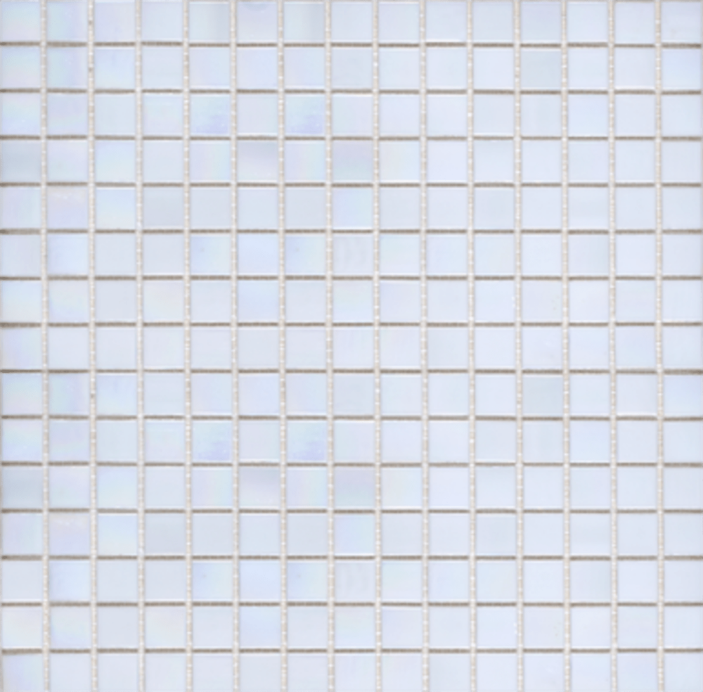 Skleněná mozaika Premium Mosaic bílá 33x33