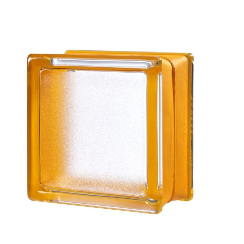 Luxfera Glassblocks MiniGlass meruňková 15x15x8
