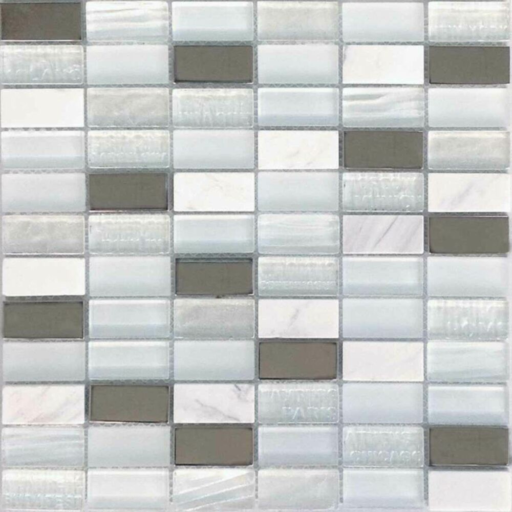Mozaika Mosavit City blanco 30x30 cm mat / lesk