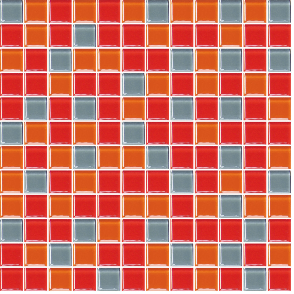 Skleněná mozaika Premium Mosaic vícebarevná 30x30