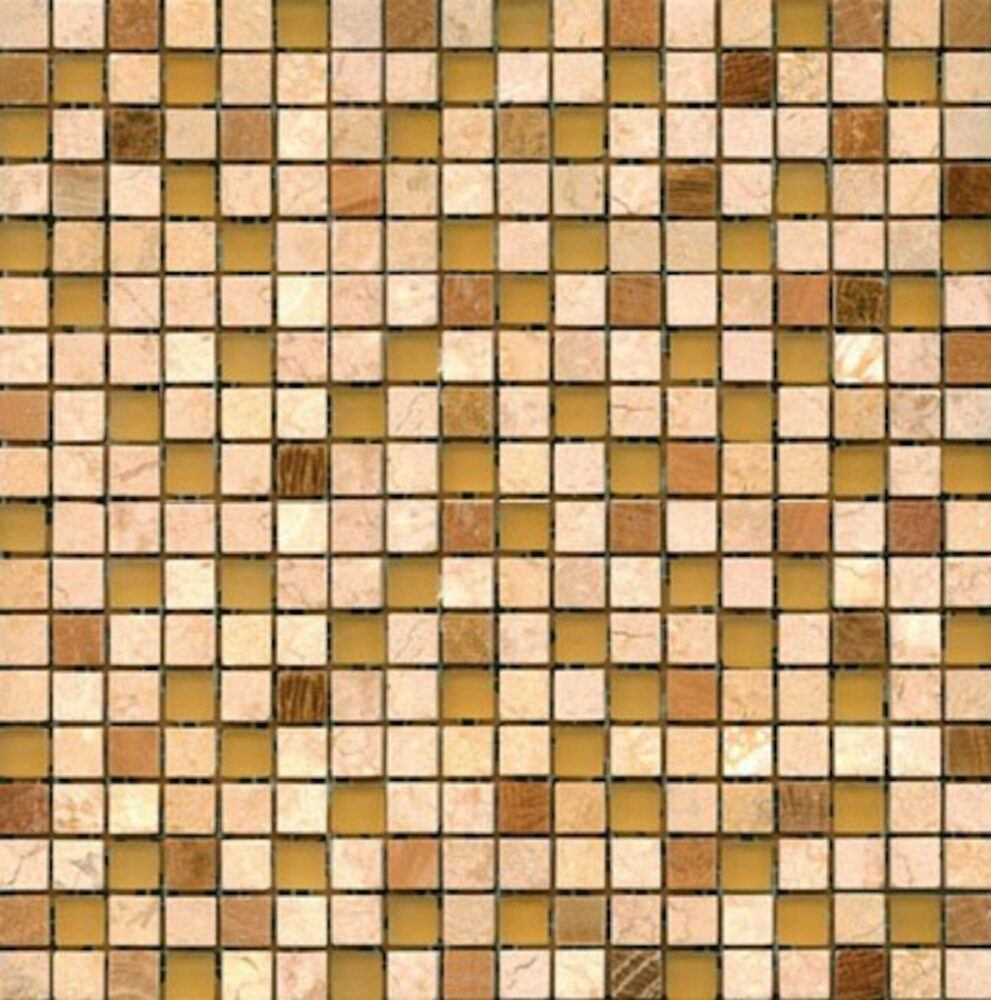 Kamenná mozaika Premium Mosaic Stone béžová 30x30 cm mat