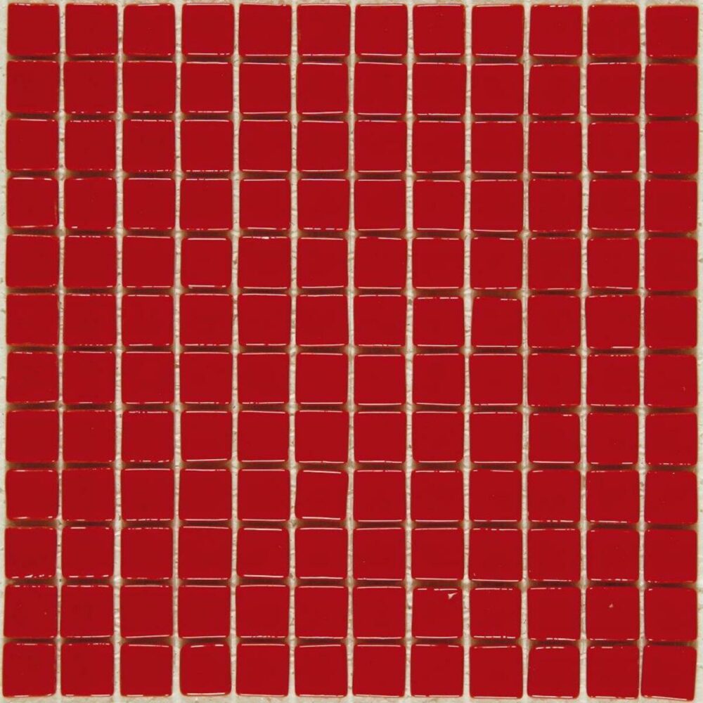 Skleněná mozaika Mosavit Monocolores rojo 30x30 cm lesk
