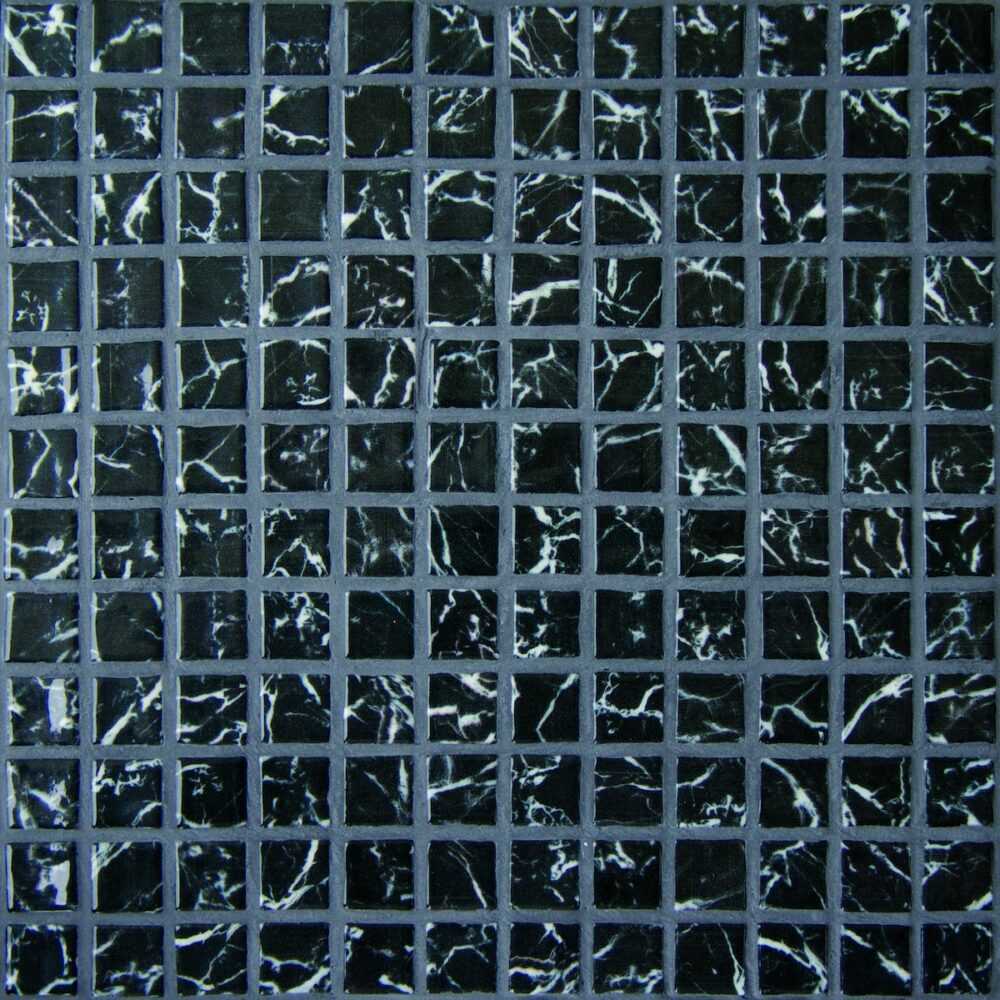 Skleněná mozaika Mosavit Negro marquina 30x30