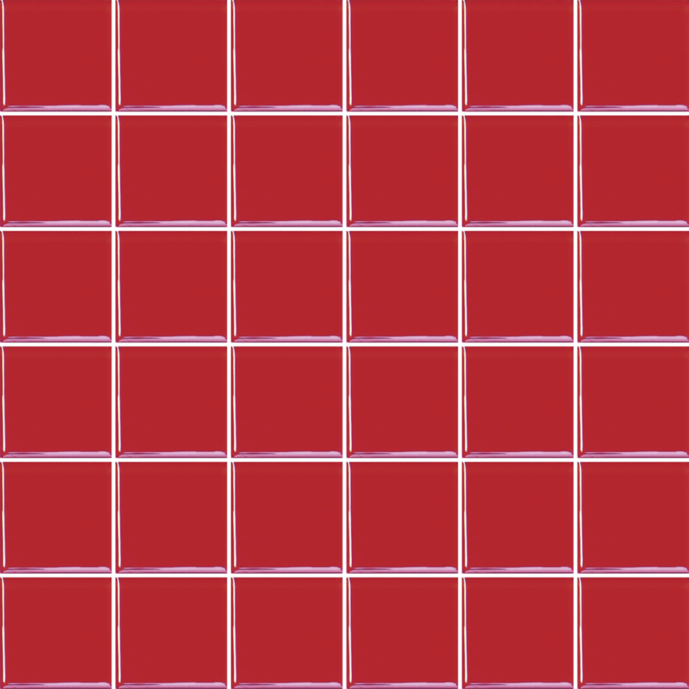 Skleněná mozaika Premium Mosaic červená 31x31 cm