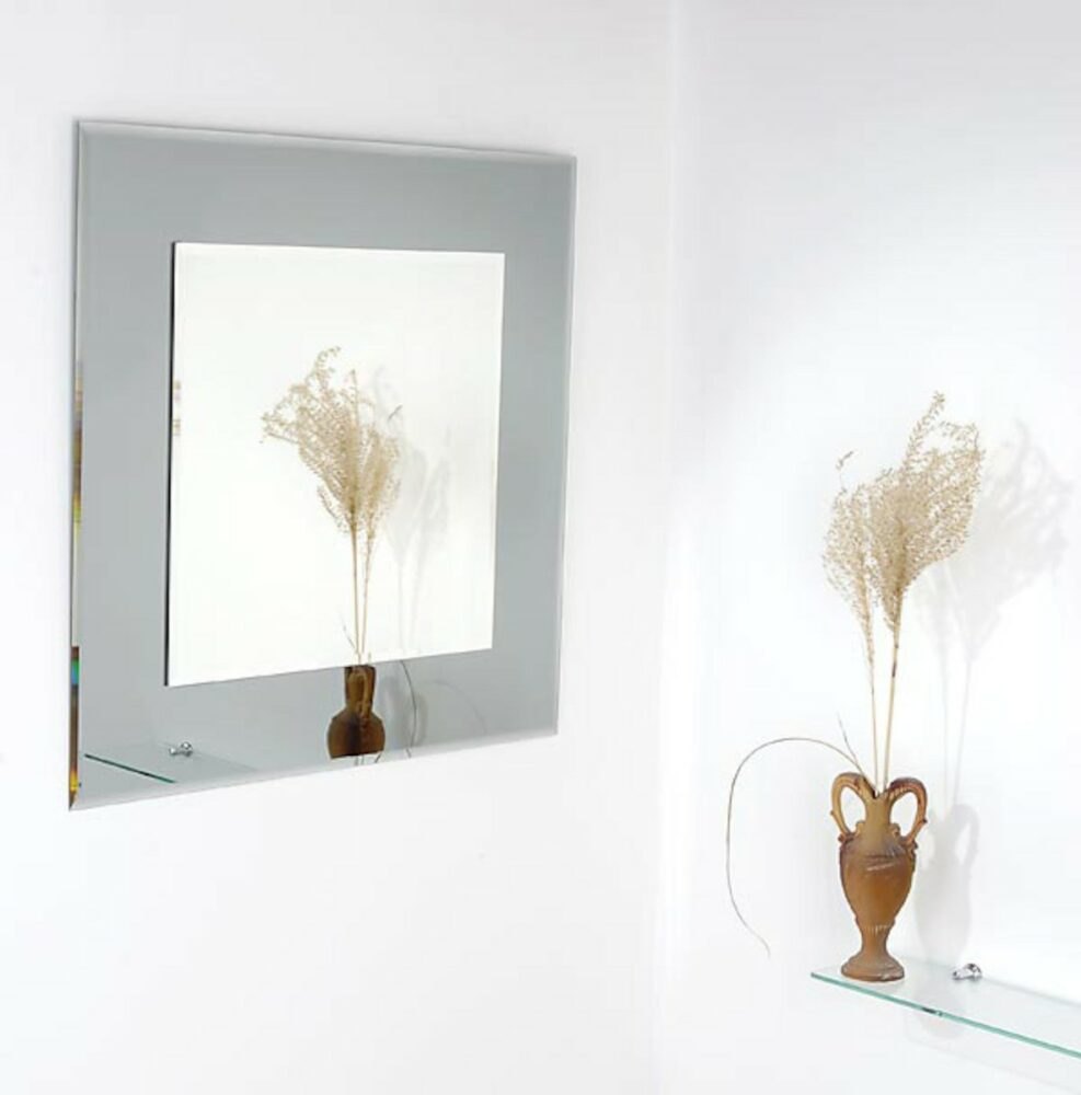 Zrcadlo s fazetou Amirro Tomáš 60x60 cm