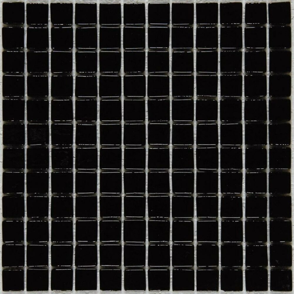 Skleněná mozaika Mosavit Monocolores negro 30x30