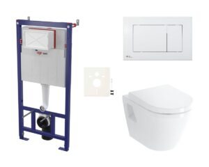 Cenově zvýhodněný závěsný WC set SAT do lehkých stěn
