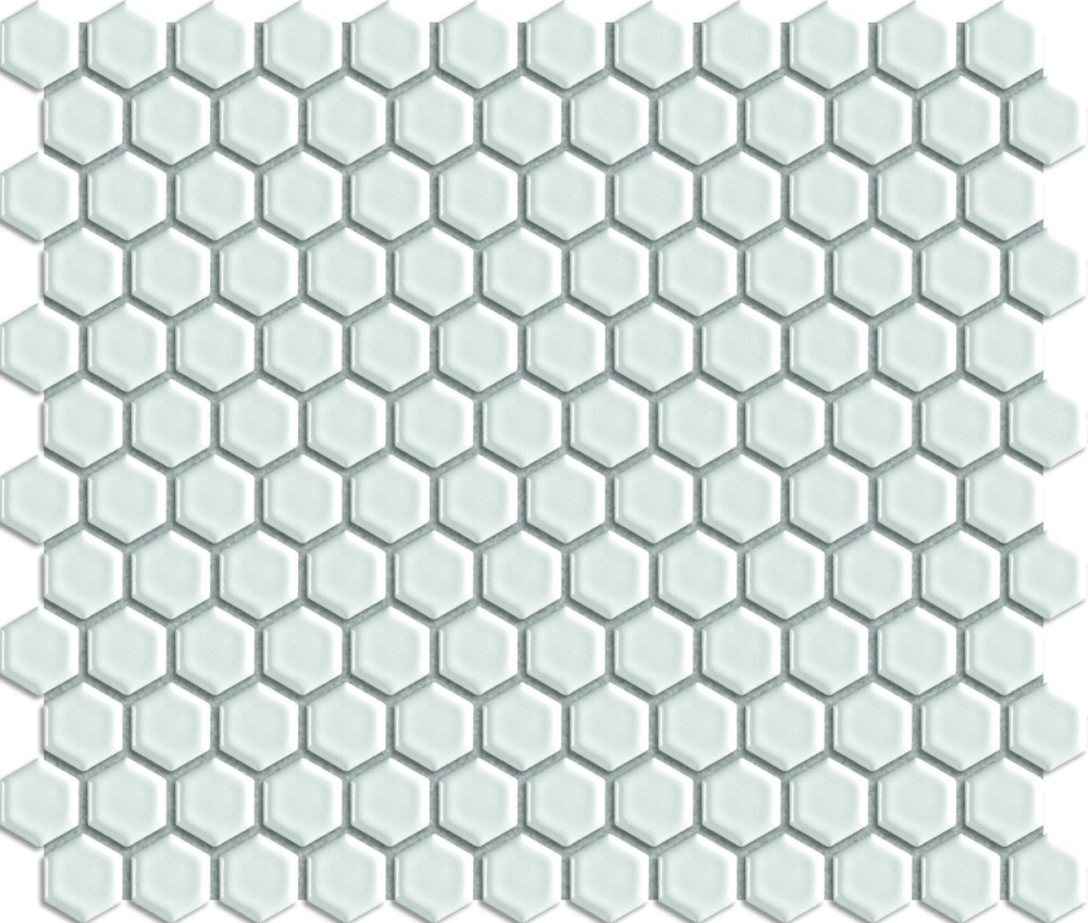 Keramická mozaika Premium Mosaic bílá 26x30 cm lesk