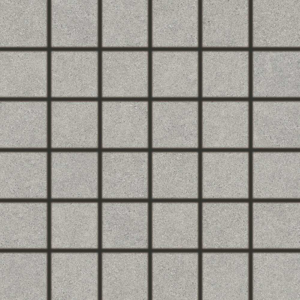 Mozaika Rako Block šedá 30x30