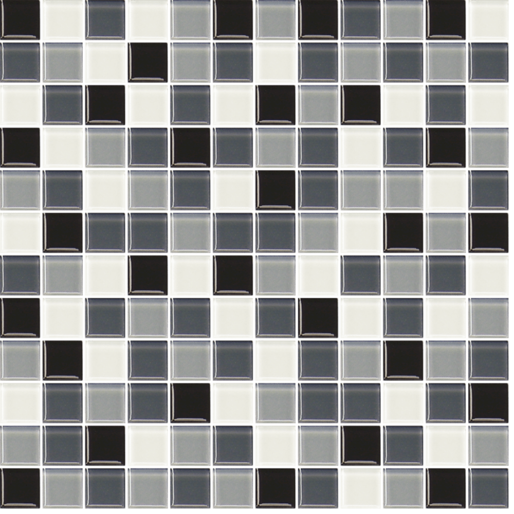 Skleněná mozaika Premium Mosaic šedá