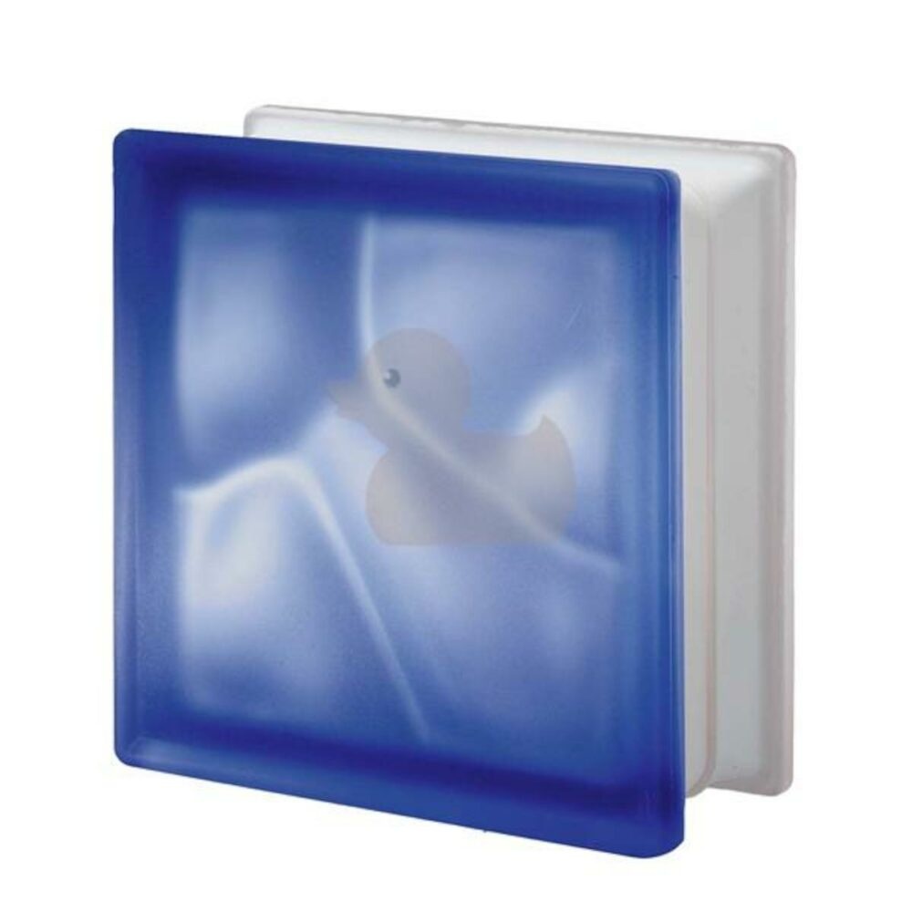 Luxfera Glassblocks blue 19x19x8 cm