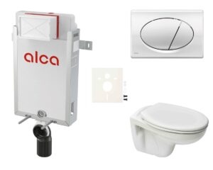 Cenově zvýhodněný závěsný WC set Alca k zazdění