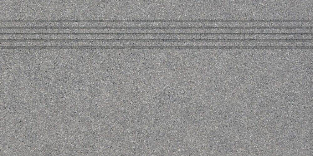 Schodovka Rako Block tmavě šedá 30x60 cm