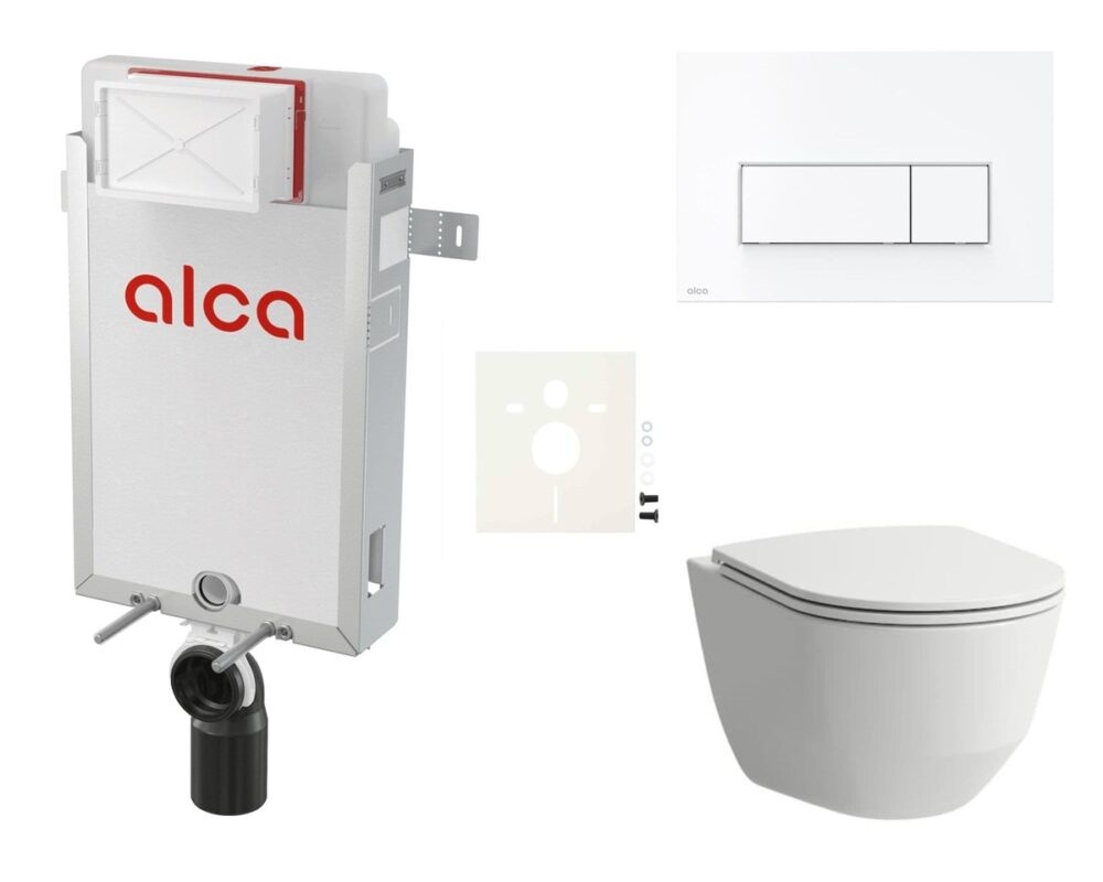 Cenově zvýhodněný závěsný WC set Alca k