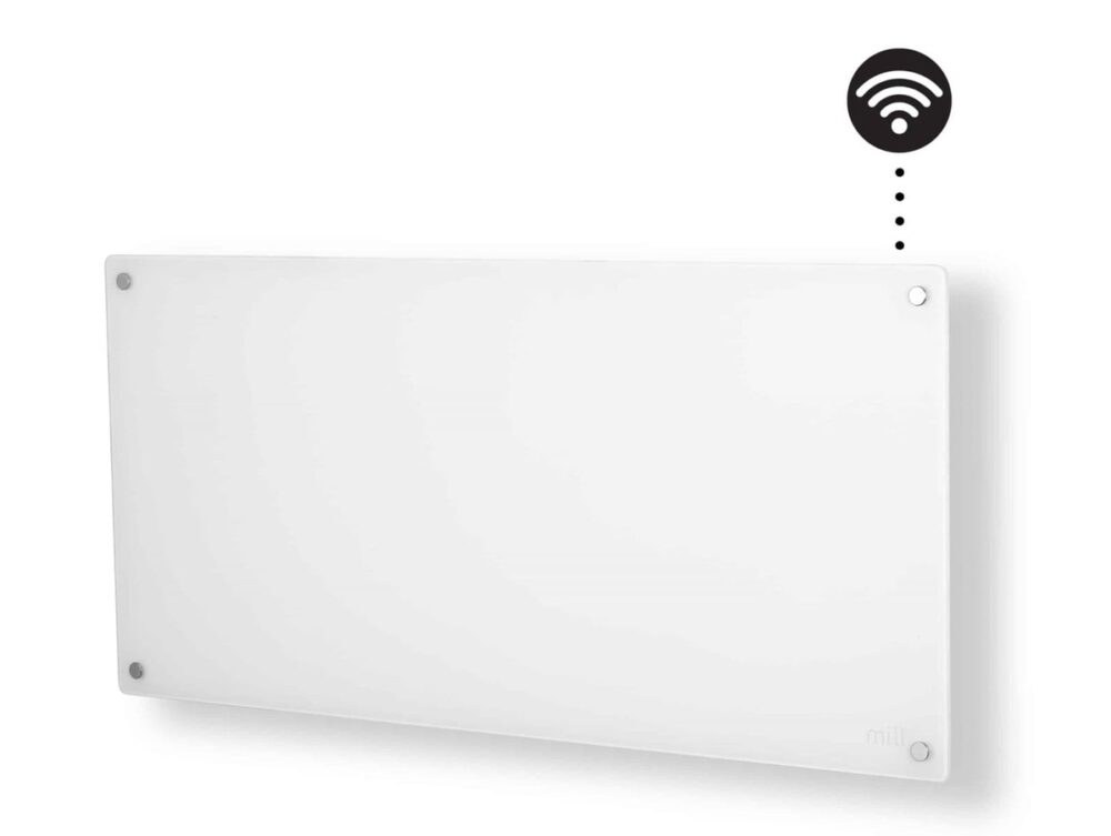 Elektrický topný panel bílý